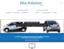 Tablet Screenshot of blue-solutions.com